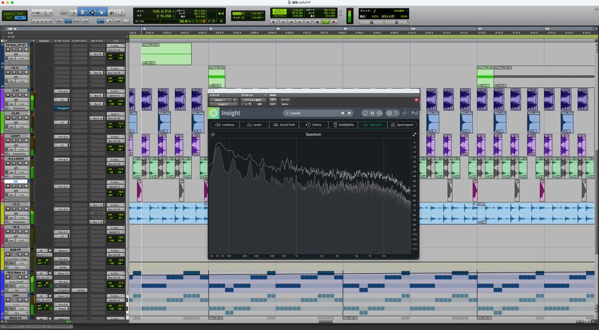 テクノ制作時
キックのKeyはセオリー通りGかG#です。
上音の都合上Aの時もたまにあり

周波数で言うと50Hz前後
この帯域をしっかり出せるクラブは少なめですがあのうねりに包まれたい欲はいつも強めです🎃
