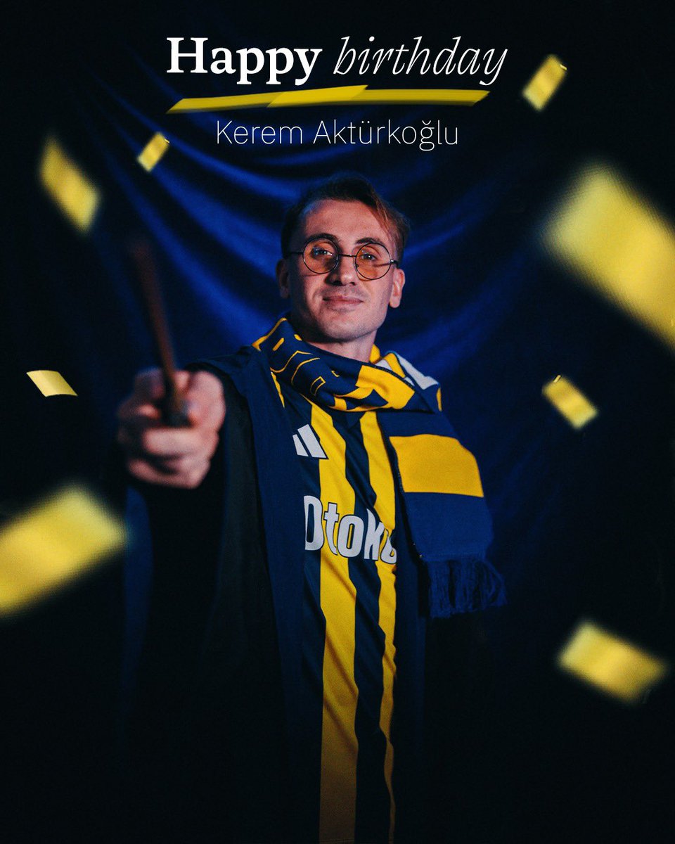 Bugün futbolcumuz Kerem Aktürkoğlu’nun doğum günü. Mutlu yıllar <a href="/keremakturkoglu/">Kerem Aktürkoğlu</a>! 🎂