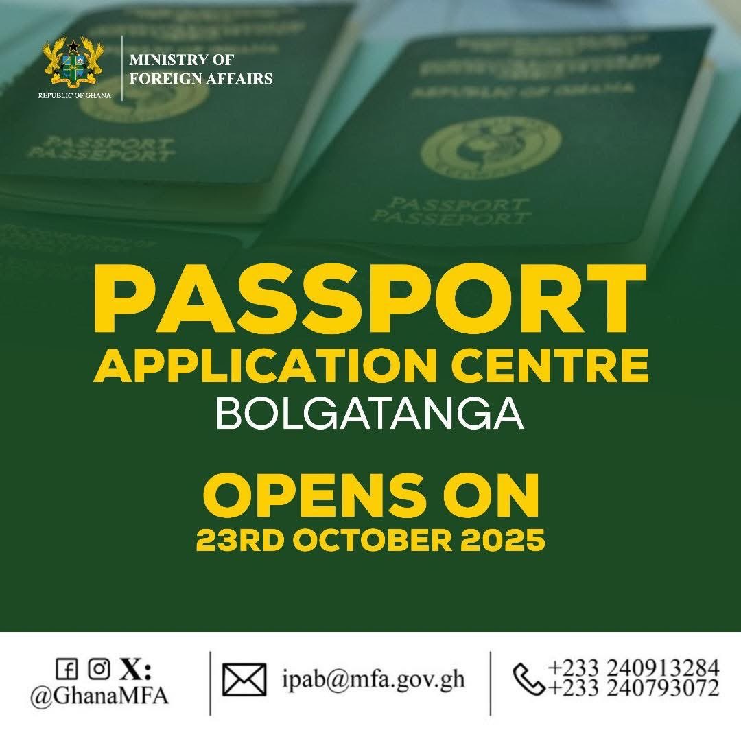 Finally, a Passport Application Centre for the Upper East Region.