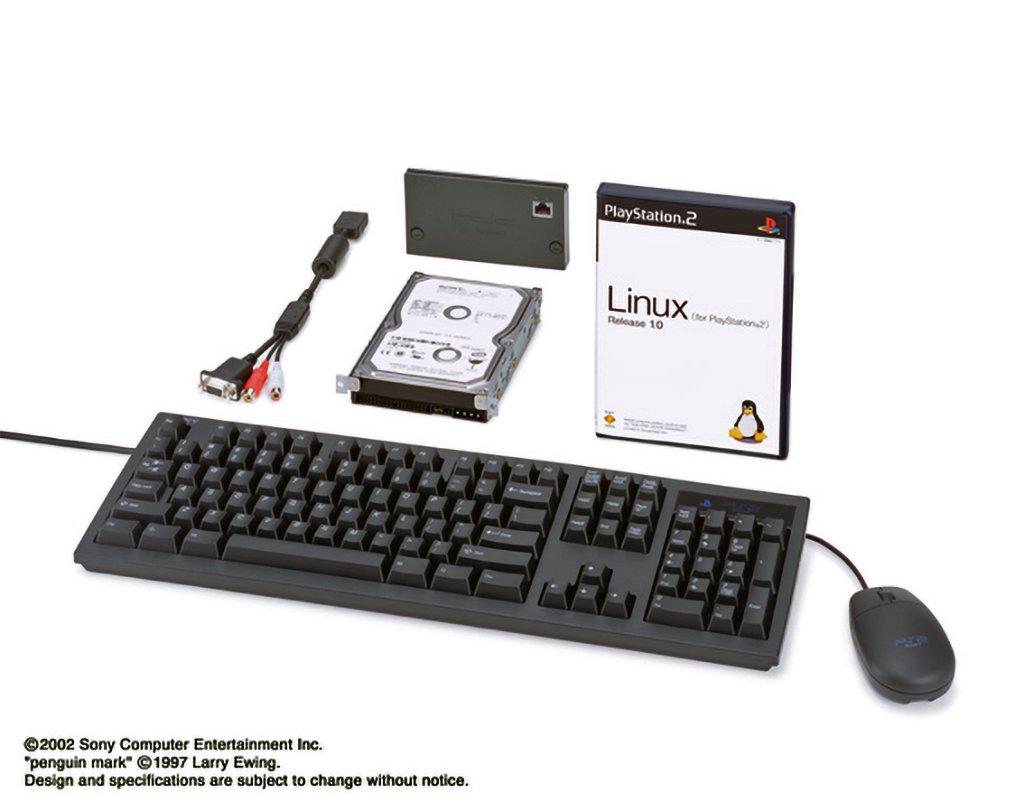 ObsoleteSony's tweet image. Official photo of Sony&apos;s Linux Kit released for the PlayStation 2 in 2002.