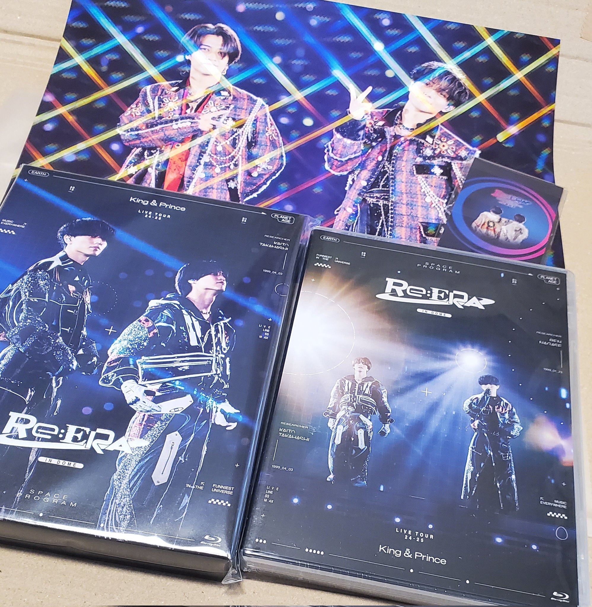 Blu-ray】【新品】 King & Prince LIVE TOUR 24-25 -Re:ERA- in DOME