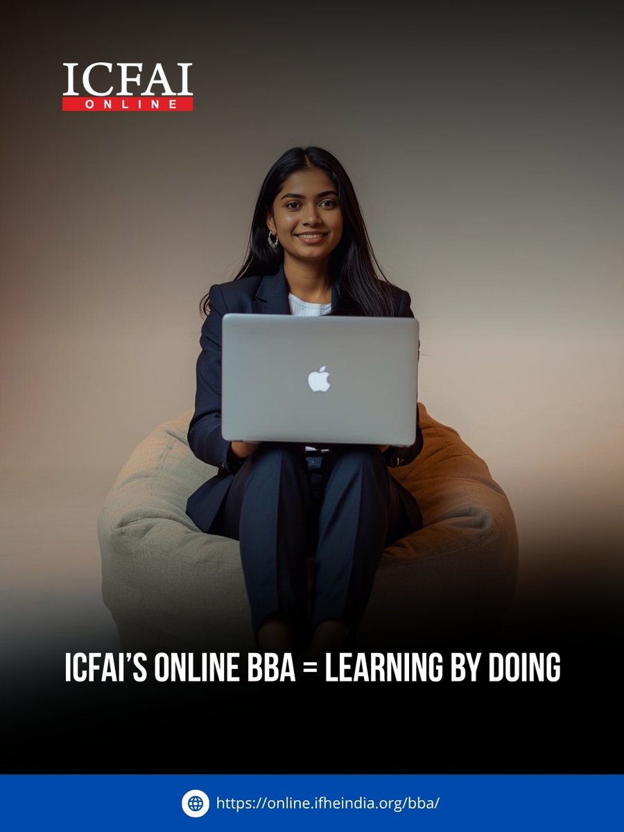 IcfaiOnline's tweet photo. Why just study business when you can DO business?
Explore more: https://t.co/ueSfrlKJ4m
#icfaionlinebba #businessinaction #FlexibleLearning #onlineuniversity #RealWorldExperience #StudyAndWork #ManagementSkills #BBA #onlinelearning #onlineeducation #BusinessEducation https://t.co/FvD0u0LYdD