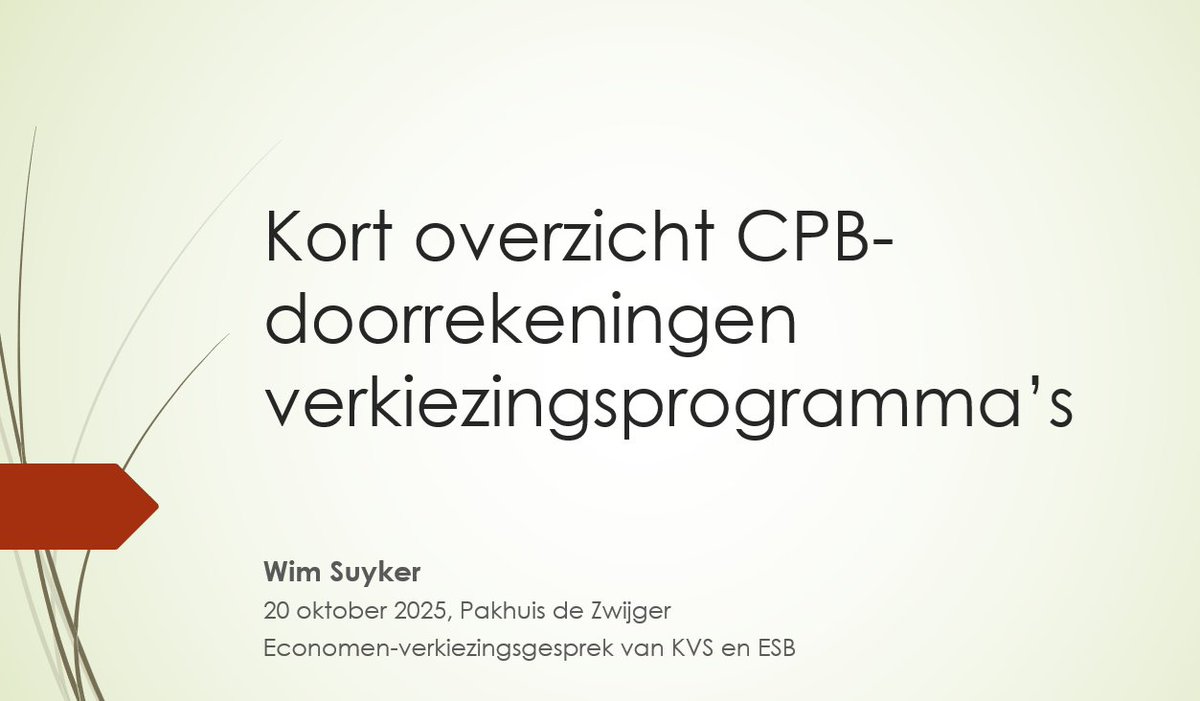 Mijn korte inleiding gisteren over de CPB-doorrekeningen tijdens het geslaagde KVS-ESB verkiezingsgesprek over economie en financiën: wbcs99etc.wordpress.com/wp-content/upl…