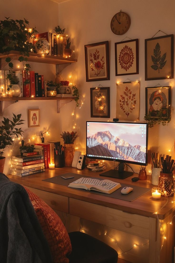 Introvert_Sci's tweet image. Let your space glow with light, your mind with calm, and your heart with gratitude that’s the true spirit of Diwali.🌙
Diwali vibes at the desk, warm lights, peaceful energy, and a heart full of gratitude. 🪔✨