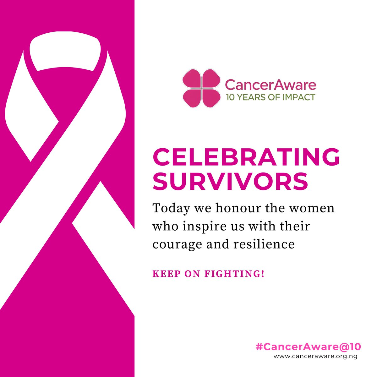 CancerAwareNG's tweet image. Every story of survival is a story of hope, a reminder that early detection, strength and support can change lives.
Today, we honour the incredible women whose courage and resilience continue to inspire us all. 
.
#BreastCancerAwarenessMonth
#CancerAwareAt10