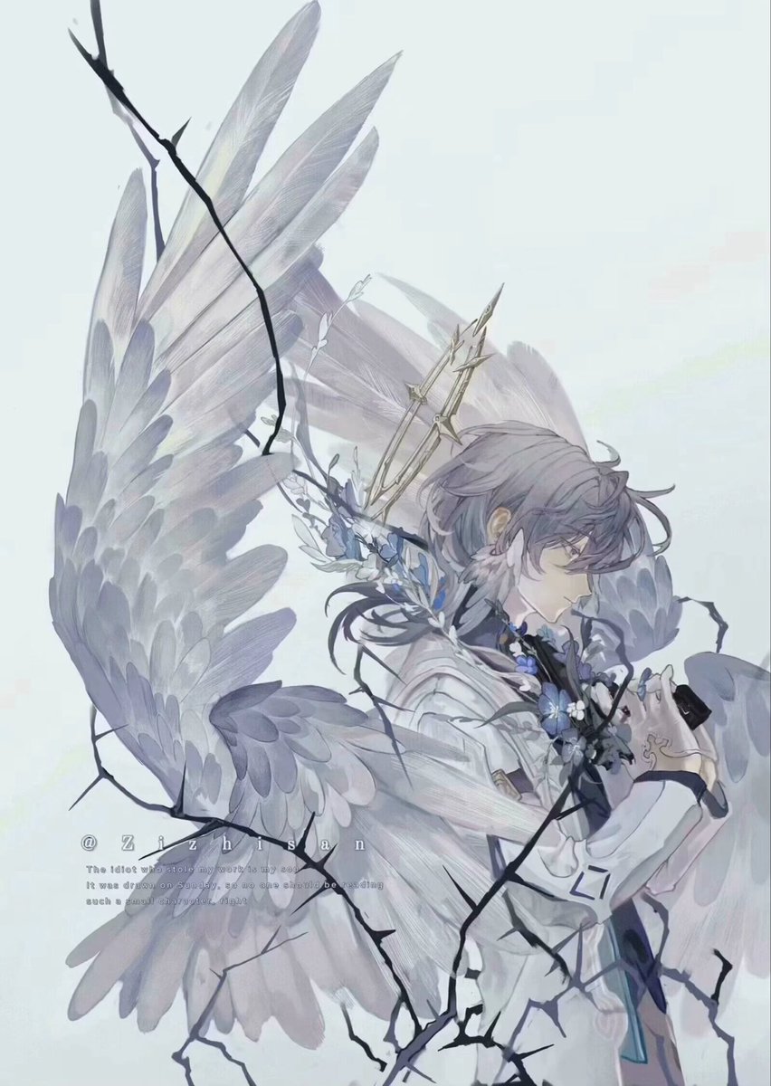 #自己紹介に無言で4作品どうぞ #PortfolioDay  
同人イラストとオリジナルイラスト何点かです。