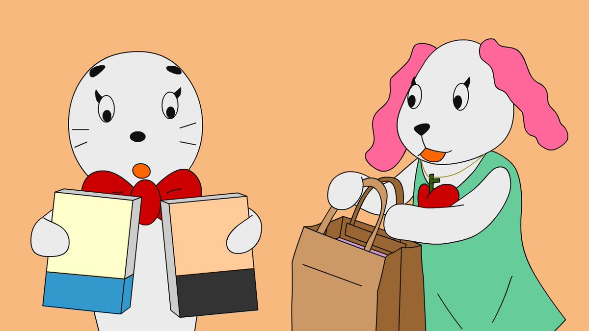 yashirogram_jp's tweet image. 📚ホイッピーが本をたくさん購入する意外な理由とは？
会話相手であるマゴのリアクションにも注目です！

チームこらいふの漫画「まとめ買い」