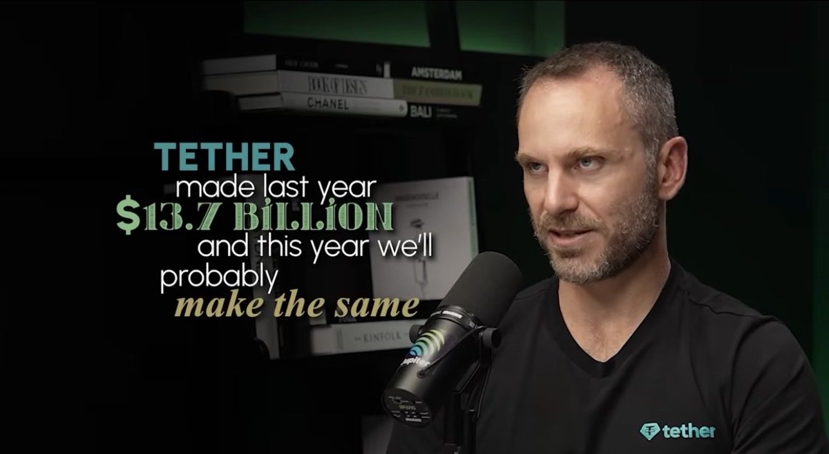 其實我認為 USDT 才稱的上真正的 crypto，看完泰達創辦人 Paolo 的訪談，只有一個感想，這是一個由怪物主導的世界。
⠀
世俗定義的成功是財富自由，但真正站在金字塔頂端的人，是每天只睡 5 小時，而且每小時會自動醒來一次檢查市場的維持了 11 年的 Paolo。