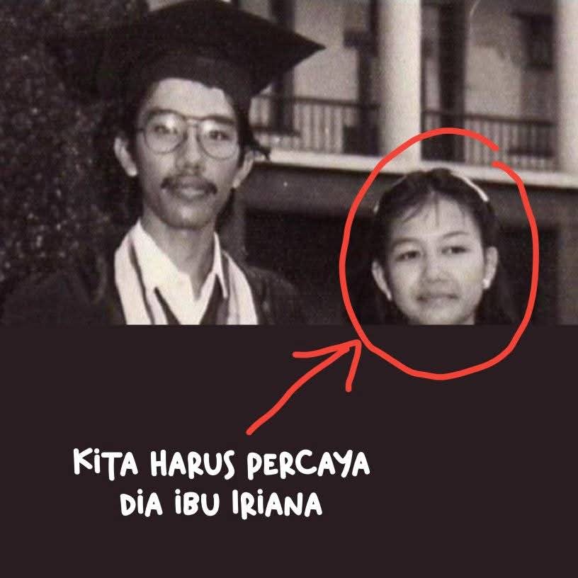 Itu Iriana Jokowi!!!
Jangan dibantah ya😡😡😡