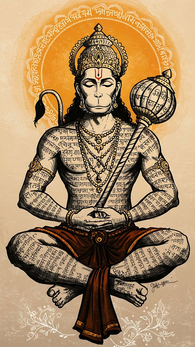 विद्यावान गुनी अति चातुर,
राम काज करिबे को आतुर।
प्रभु चरित्र सुनिबे को रसिया,
राम लखन सीता मन बसिया।

🚩बजरंगबली की कृपा आप पर बनी रहे।🚩