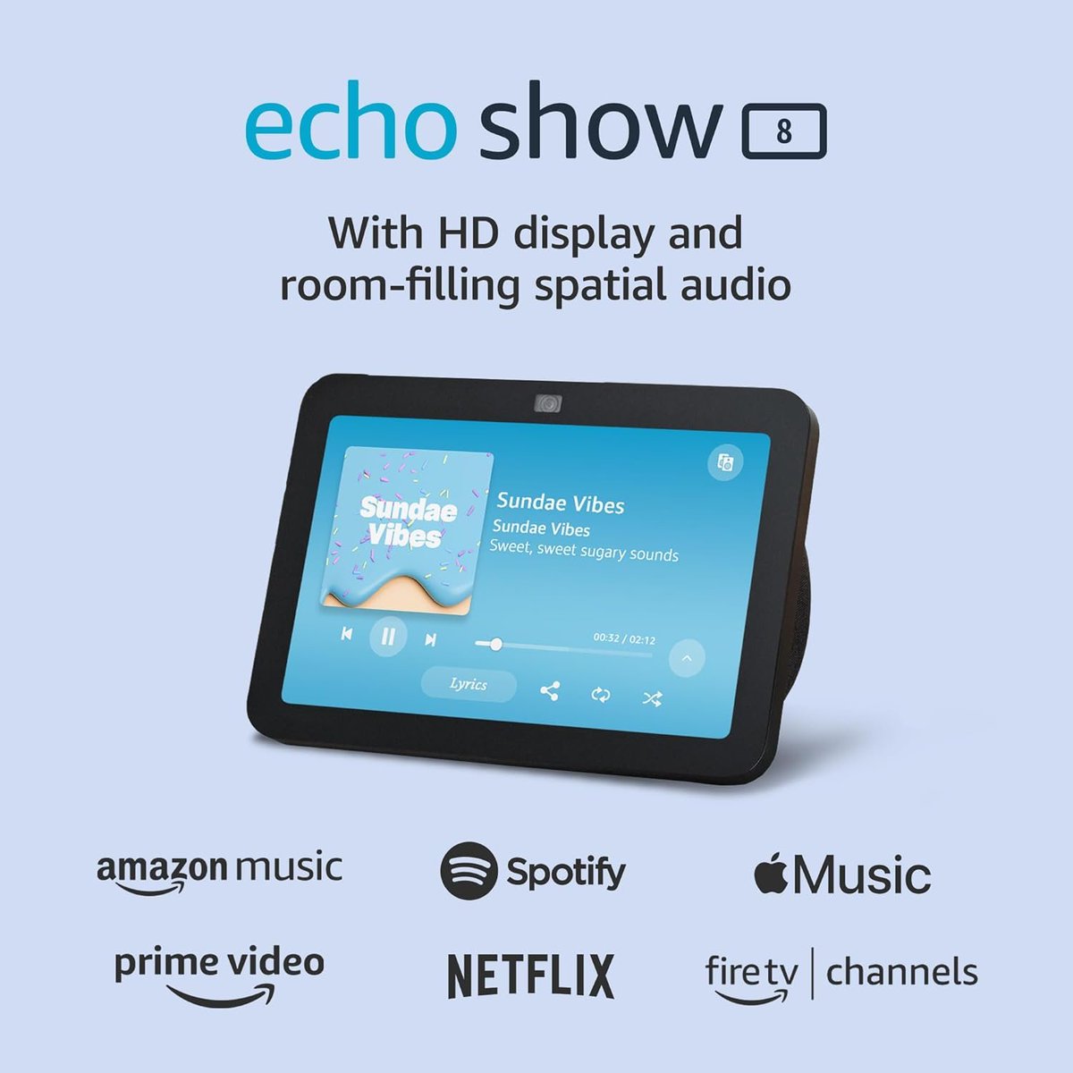 SRTrendsDeals's tweet image. Amazon Echo Show 8, With Spatial Audio, Smart Home Hub, ideal for open living spaces at $99.99
sovrn.co/1u2ubgb
#Amazon #Echo #Spatial