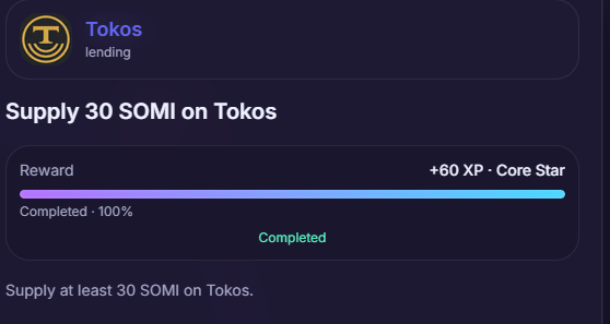 Update: There is 1 more quest for W7
<a href="/Somnia_Network/">Somnia</a>

If you want to do the quest, do it, it's not required

> Add 30 SOMI on Tokos and it's done 

Ez 1 star

So tonight, claim week 7, guys, so fast!!!!