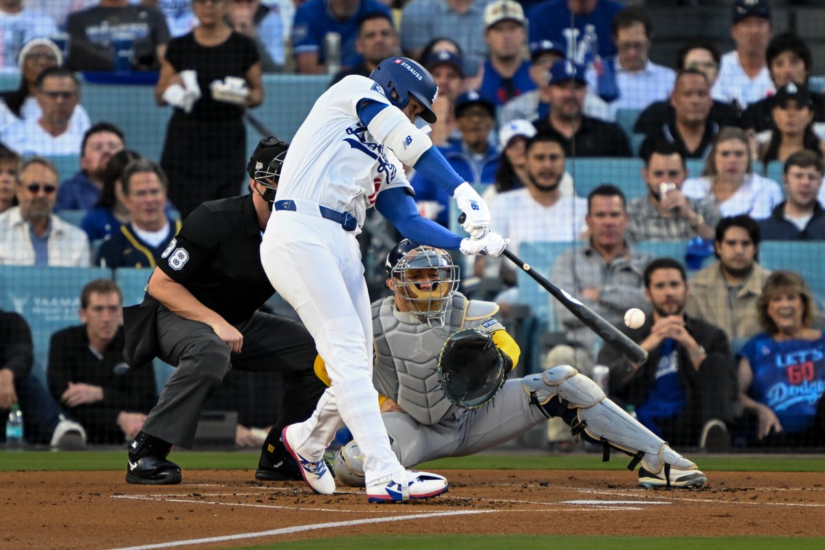 vidcrane's tweet image. All three of #ShoheiOhtani's home run shots and the face of a pitcher with 10k's from the #NLCS Game 4. #ohtani #DodgersWin #dodgers #MLB