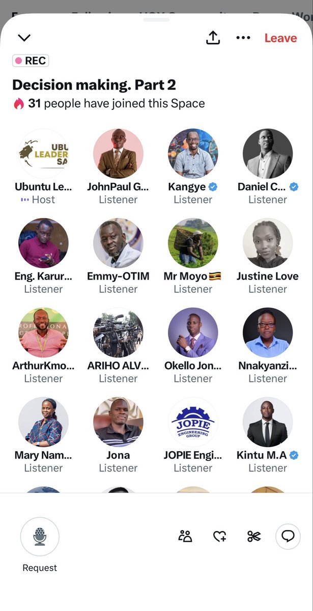 JohnPaulGu's tweet image. Wow! Wow! Wow! What a powerful reflection on Decision Making! 
Thank you so much @Comrade_Otoa for these insightful nuggets that will surely propel many of us to greater heights.

#UbuntuLeadershipSafari #5amClubReflection