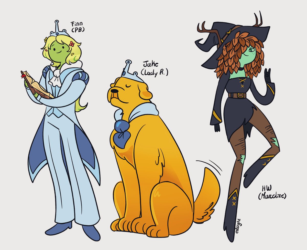 RT_2756's tweet image. Dumb swap AU: Lady &amp;amp; Bonnie #adventuretime