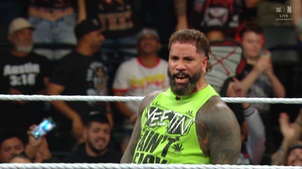 We need to stop with Jey man it was Knights time this company sucks gives us hope only to run with the YEET merchant every chance they get…. #WWERaw