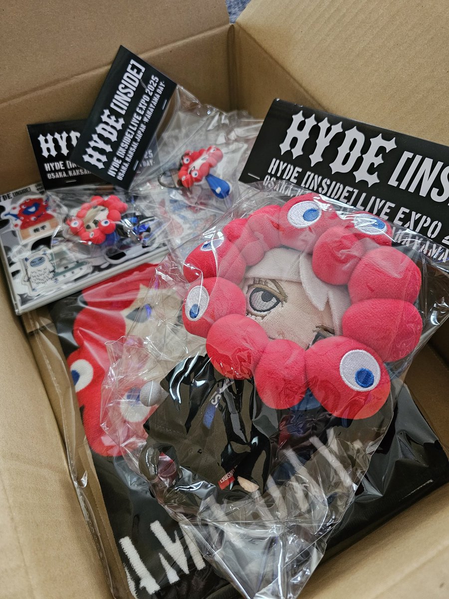 HYDE 2025 STUFFED KEYCHAIN ぬいぐるみ セット 万博 HYDE 2025