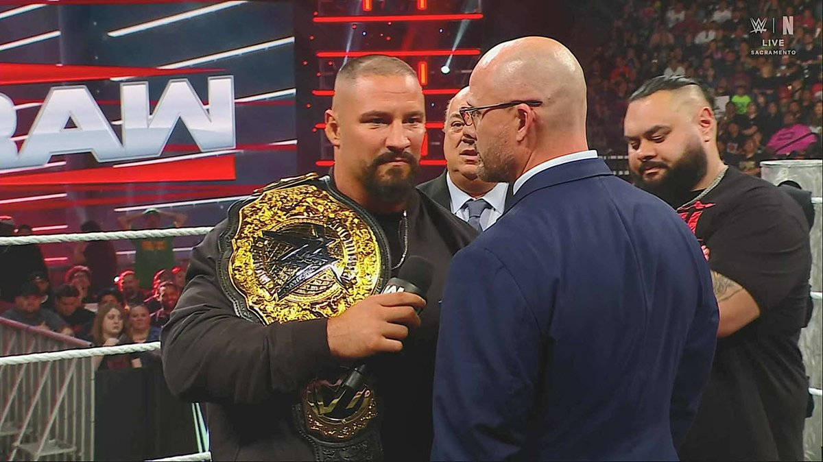 WWE's hatred for YNs pisses me off. 

Bron looked like a million bucks with the title &amp; has to wait "his turn" at 28 years old while a 47 year old &amp; 40 year old battle for it. 

I'm old too, but I don't hate the youngins like this. #WWERaw