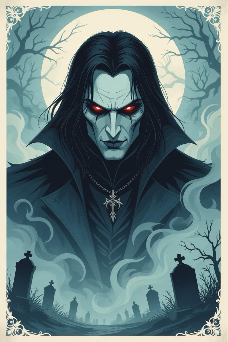 TheEerieHollows's tweet image. #HighgateVampire 
#ImageByGrok #AIart #AIArtistCommunity
#VincentMalarkey

Made by @grok and @TheEerieHollows
