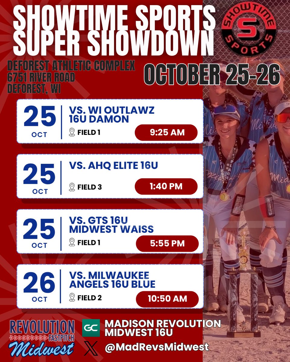 AllisonPodjaski's tweet photo. Close to home this weekend! Can't wait @ShowtimeSports1!! @DWUSoftball @sncathletics @WLCSoftball @BLCWSoftball https://t.co/zrjtsN7YpP
