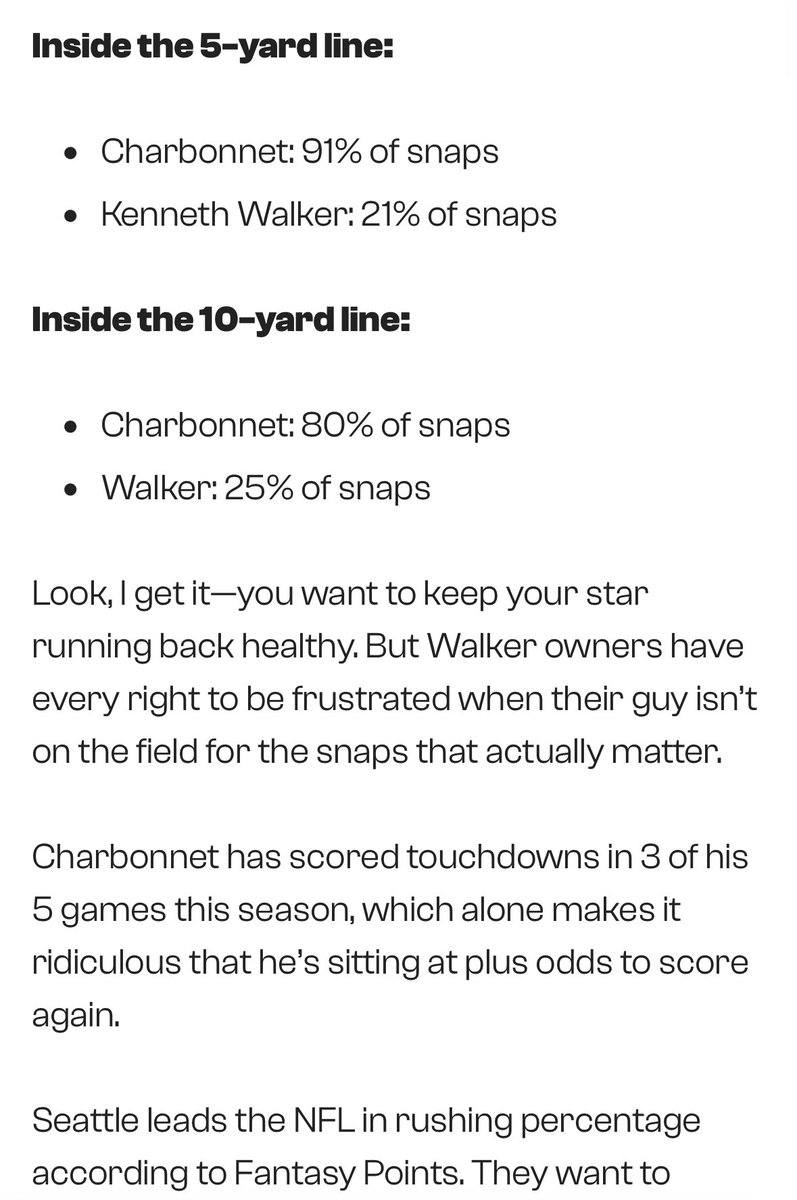 Find someone that loves you as much as Seattle loves Zach Charbonnet