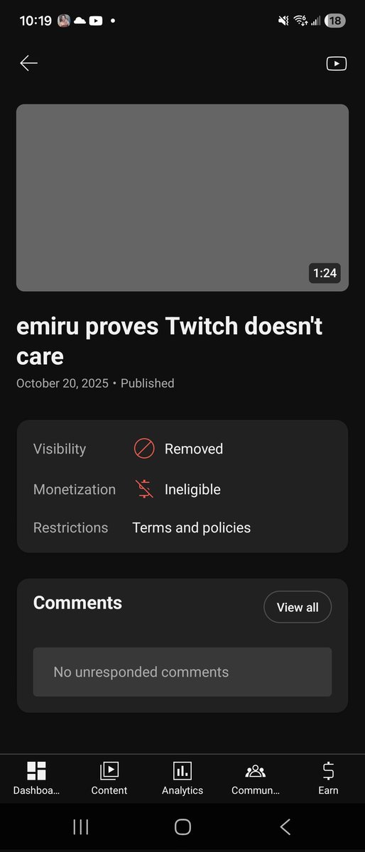 RetroFTFT's tweet image. It's always awesome when @YouTubeCreators takes down my video and punishes me for reporting on a public situation, where I  screen grabbed from a video STILL ON YouTube.. the appeal was auto rejected despite showing no nudity or vulgar language. Wtf?!