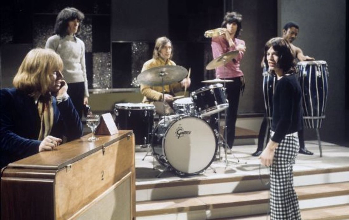 The Rolling Stones #rehearsing #LWTStudios #DavidFrostShow #29thOctober1968