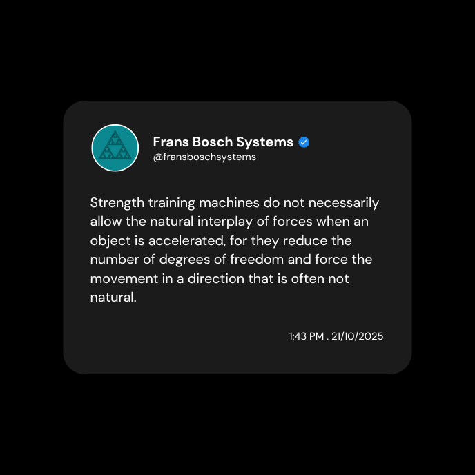 Frans Bosch Systems tweet media