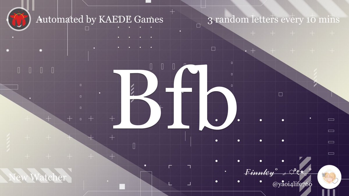 3letter_'s tweet image. Bfb