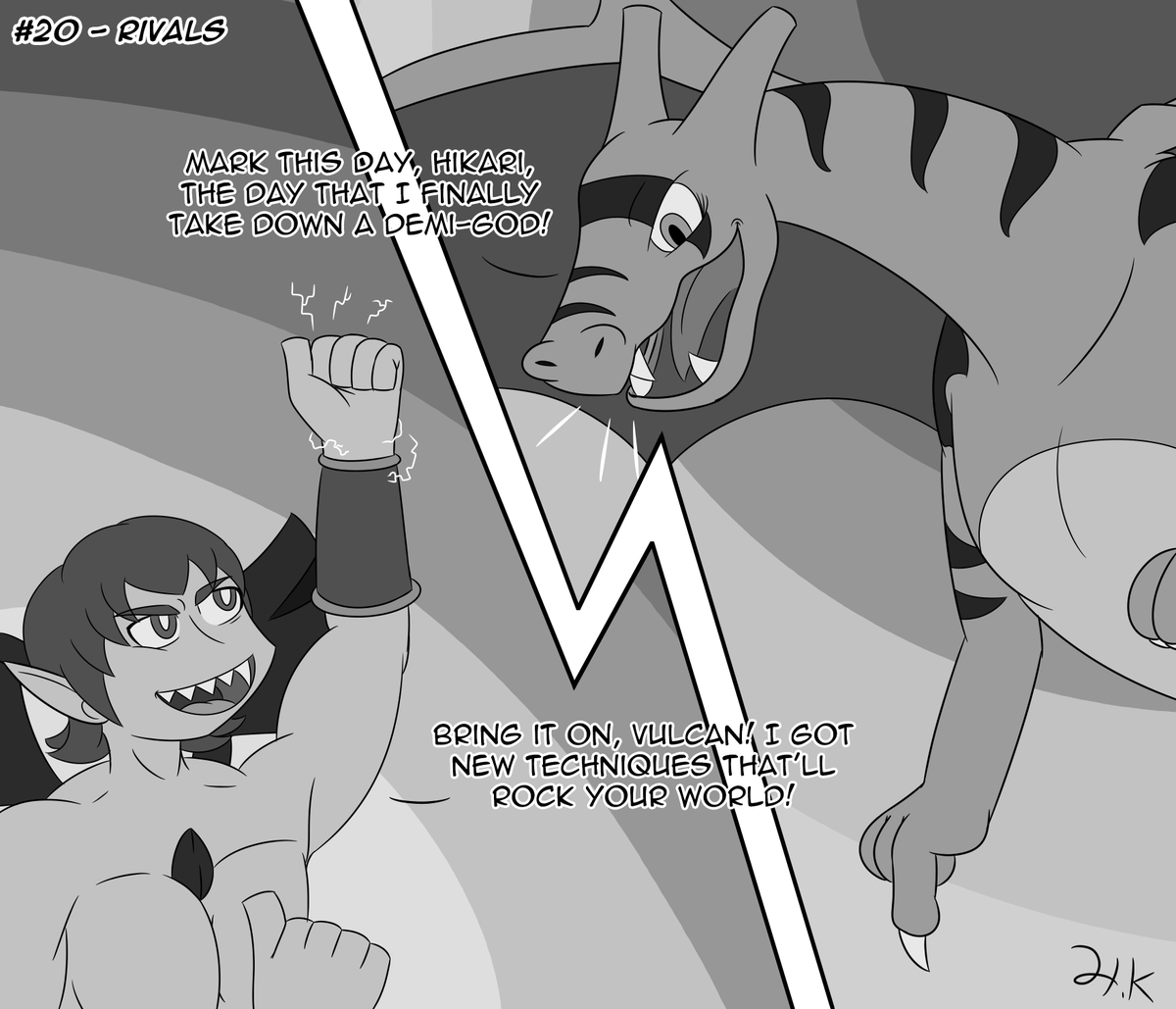 HKibago's tweet photo. Little-known fact, but Hikari and Vulcan have an intense, yet friendly rivalry.

#Inktober #Inktober2025 #Pokemon https://t.co/0iHwsUUiGu
