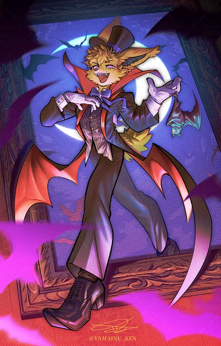 #2025YAMAINUcommission Halloween is coming! Thank you for sending me such a cool request! #Commission #October
