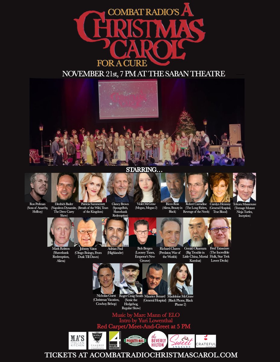 CALLING ALL GH FANS!  Take a look at the bottom of the cast poster!  See anyone interesting?  Like maybe...someone who plays a Port Chuck mob boss?  Get your tickets NOW!!!