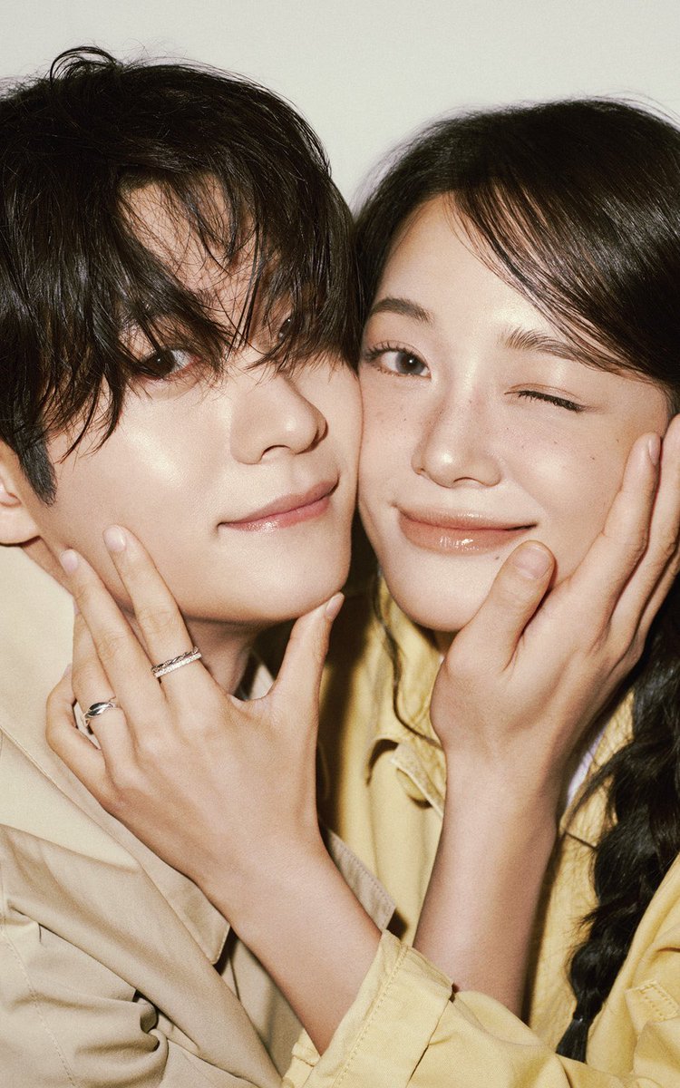 ssoap_d's tweet image. 강태오 김세정 또래케미 화보 미치셧낸