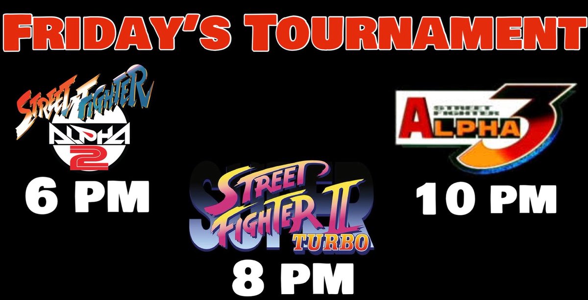 This Friday we got some #SFA2 #SF2X #SFA3 .

Sign up now: start.gg/ArcadeBrooklyn