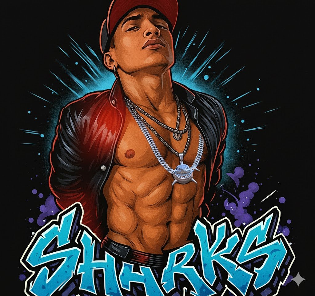 Actualizamos el grafiti para mañana😈😈😈 #dovux #sharks #spacybunny