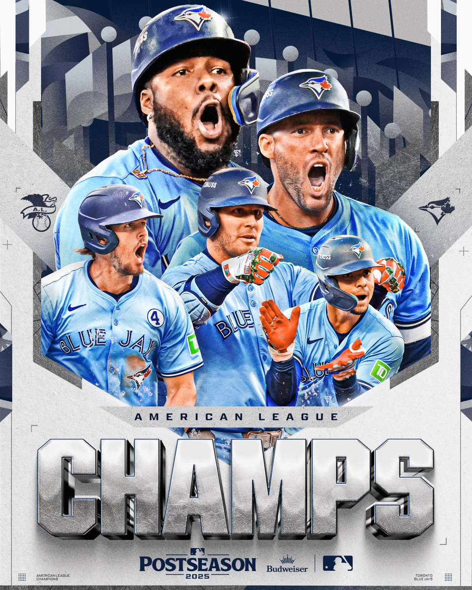 THE TORONTO @BLUEJAYS ARE HEADING TO THEIR FIRST WORLD SERIES IN 32 YEARS 😤 #CLINCHED