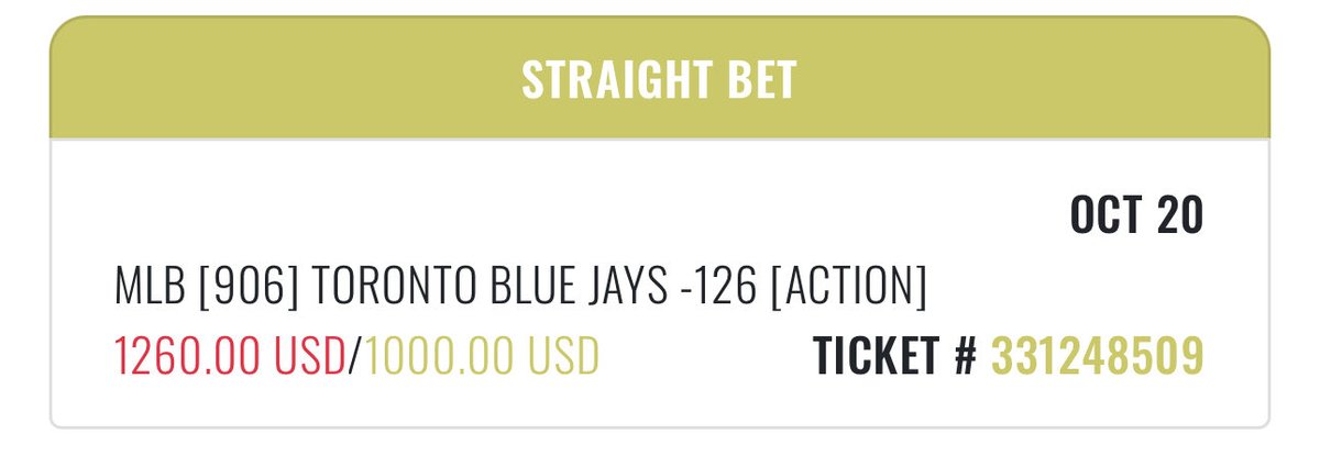 💰[1] Blue Jays Moneyline