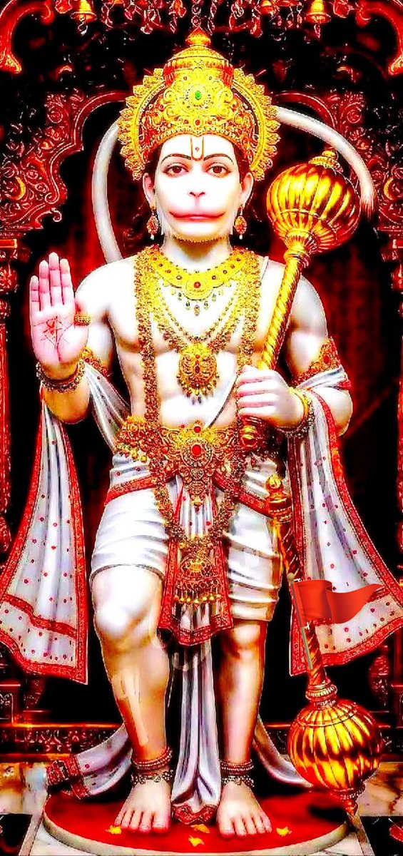 ‼️तुम रक्षक काहु को डरना‼️
 🔴🚩जय बजरंगबली🚩🔴
#जय_श्री_राम 🙏🚩
#ॐ_हं_हनुमंते_नमः 🙏🚩