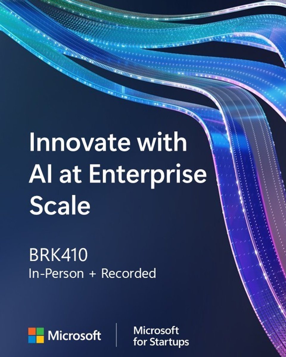 msft4startups's tweet image. Don’t let your startup stall in pilot purgatory. 💡 

Join Annie Pearl and Heena Purohit at #MicrosoftIgnite to learn how to scale AI responsibly → msft.it/6015sfxuW

#MicrosoftForStartups #AI #Innovation