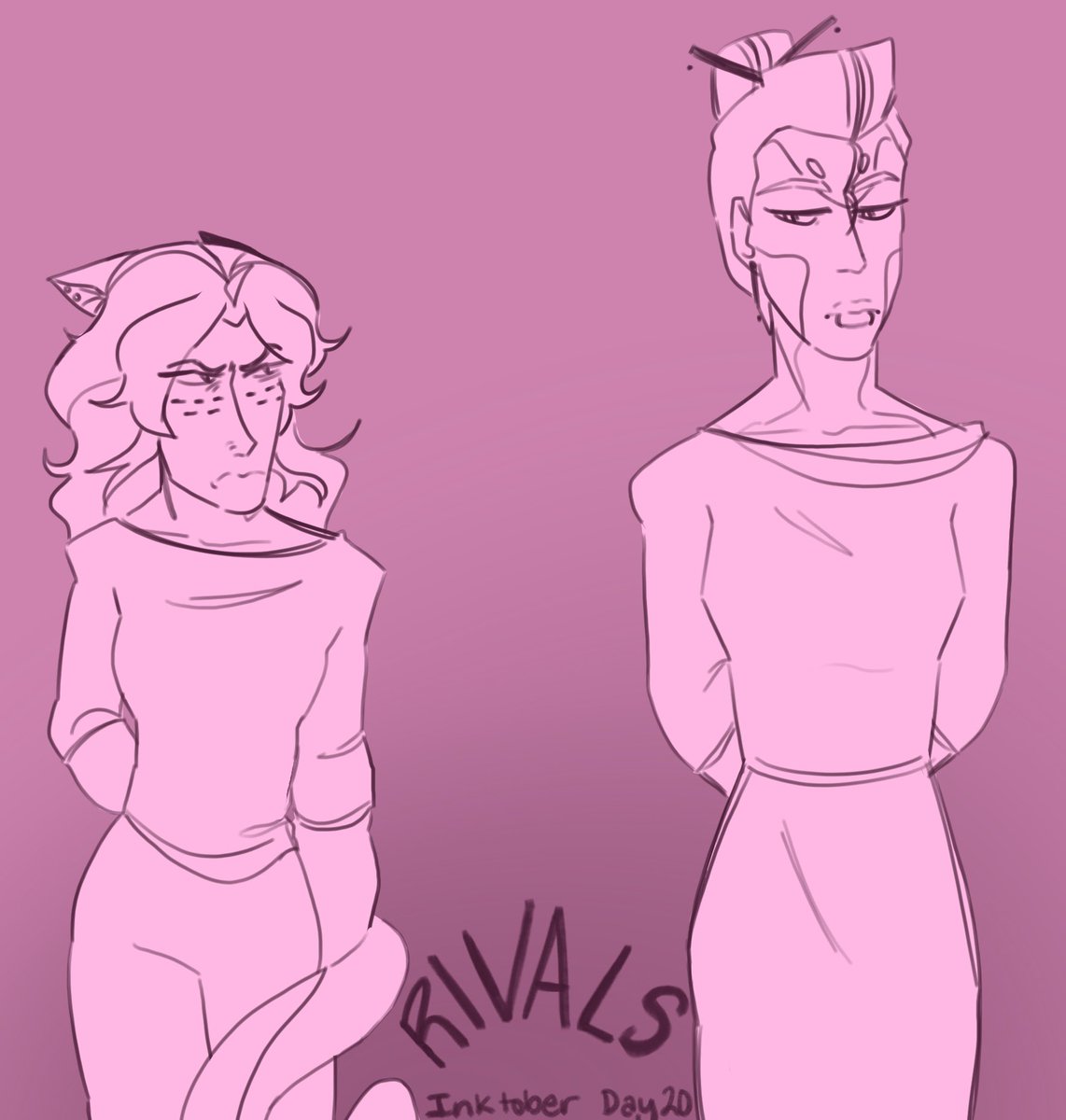 FibbinFinn's tweet photo. #Inktober Day 20! Rivals
#art #artist #digitalart @inktober https://t.co/ksTA5pRs1K