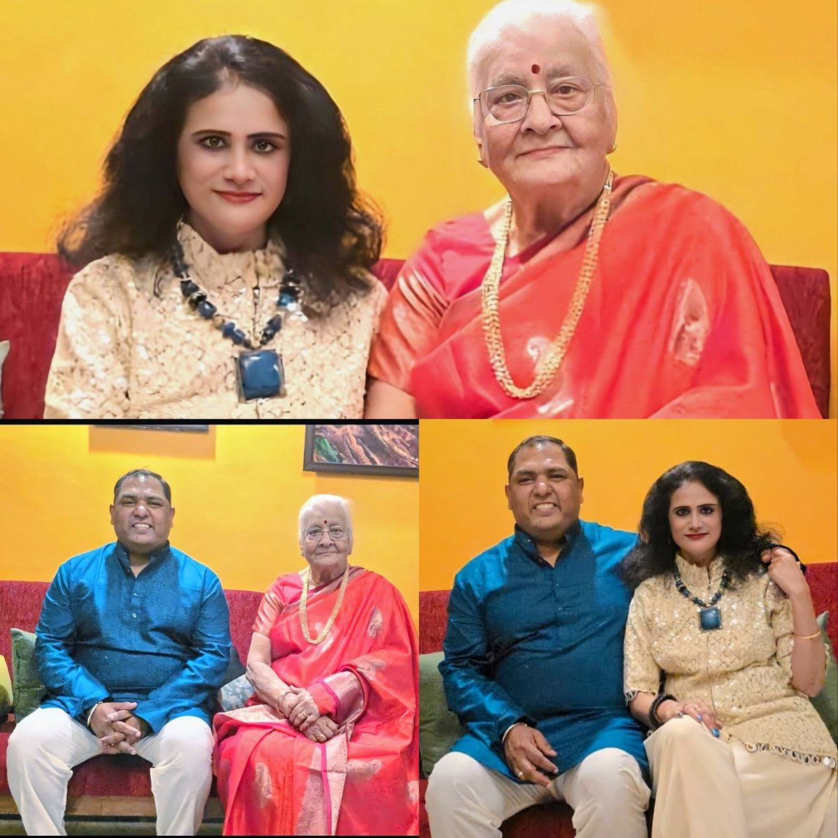 Happy Diwali 2025.  #suparnasankaran #ganeshsankaran #nirmalasankaran 😍😍