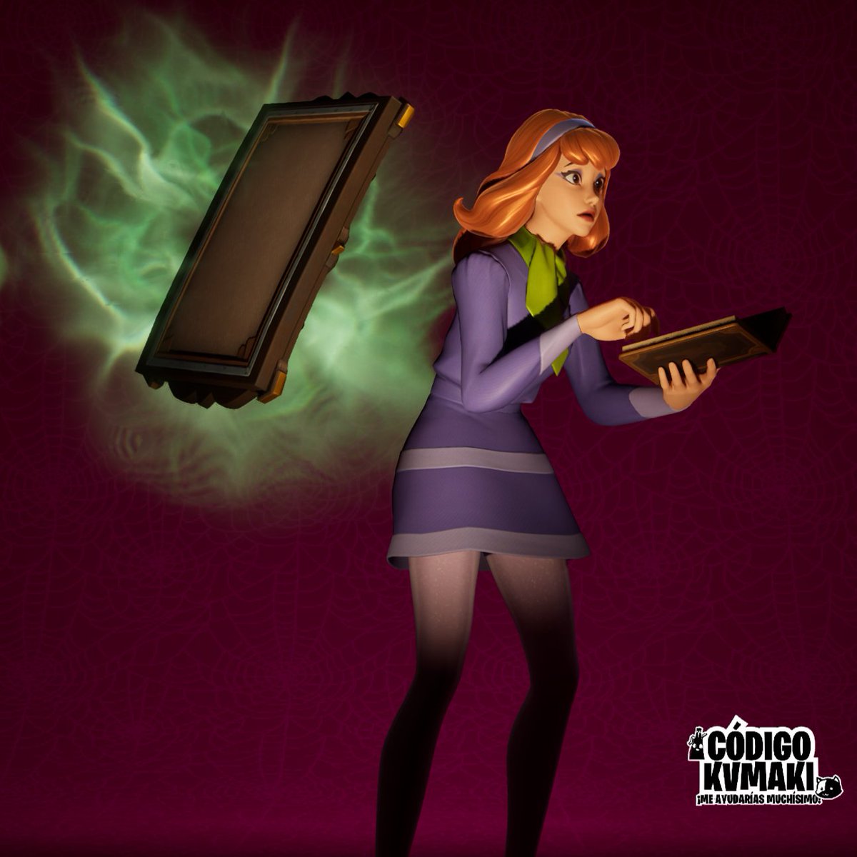 Here are some Fortnite pics I took of Daphne Blake 📷

#scoobydoo #daphneblake #Fortnite