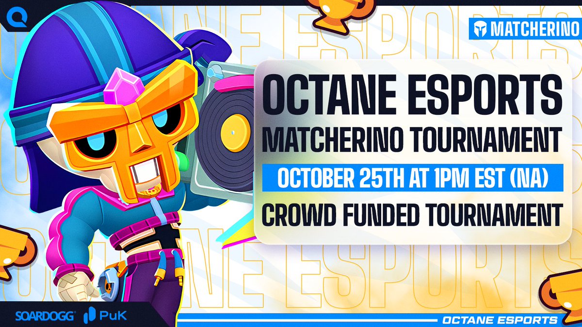 Our First Bronze Tournament! 

Date: October 25th, 1PM EST 
Format: Single Elimination / BO3 / Power League 
Prize: Crowd Funded + Winners Pin 
mno.gg/t/octanetourna…

Hope to see you there!