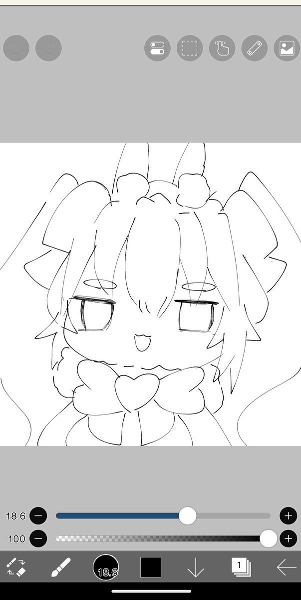 これは途中で力尽きたヤースカヤ🐰