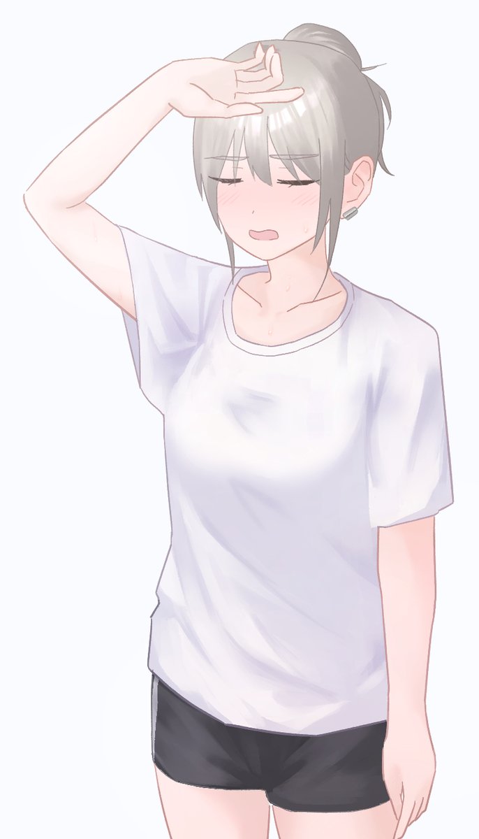 まだ夏だと思っているももちゃん