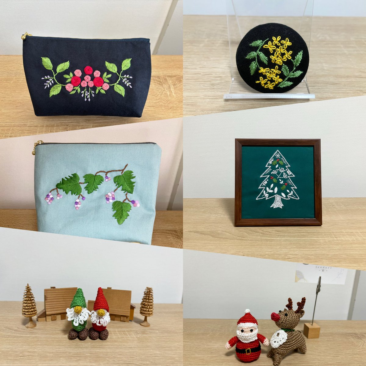 ⭐︎みんなでシェア企画展⭐︎

今回も参加させていただきます！
手刺繍をしてバッグや小物を作っています🪡
また刺繍糸を編んで小さなあみぐるみも作っています🧶
よろしくお願いします！

LUPOPO(<a href="/Lupopo_cafe/">*LUPOPO cafe&gallery* 三軒茶屋の糖質オフのケーキ専門カフェとハンドメイドのお店</a> )さまいつもありがとうございます😊
#刺繍