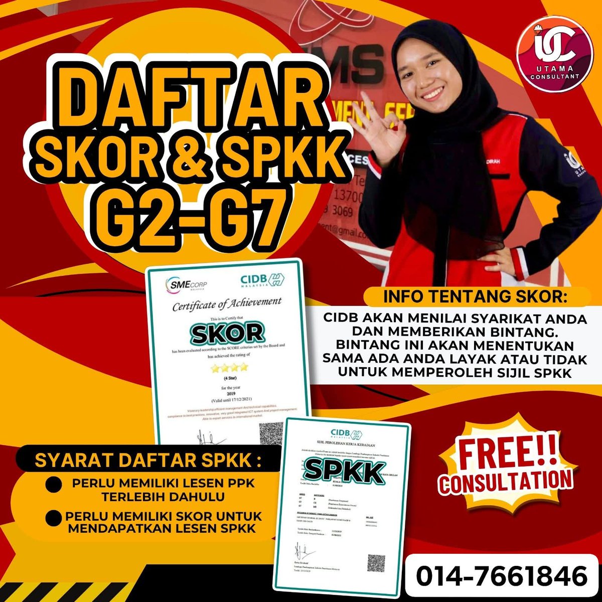 NadirahCidb's tweet image. KONTRAKTOR ‼️‼️
Dah ada lesen CIDB tapi belum ada skor spkk ⁉️😱
Apa itu skor dan spkk ⁉️
- SKOR merupakan tahap penilaian prestasi bagi kontraktor G2-G7😊
- SPKK merupakan sijil perolehan kerja kerajaan 🥰
Jom saya bantu 📲 📲 
wasap.my/60147661846/sk…
#span #lesencidb #iso