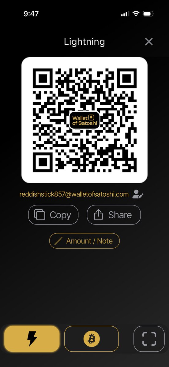 wa_infinite's tweet photo. @walletofsatoshi Cool! 🚀⚡️ https://t.co/p7eRVMH2Ho