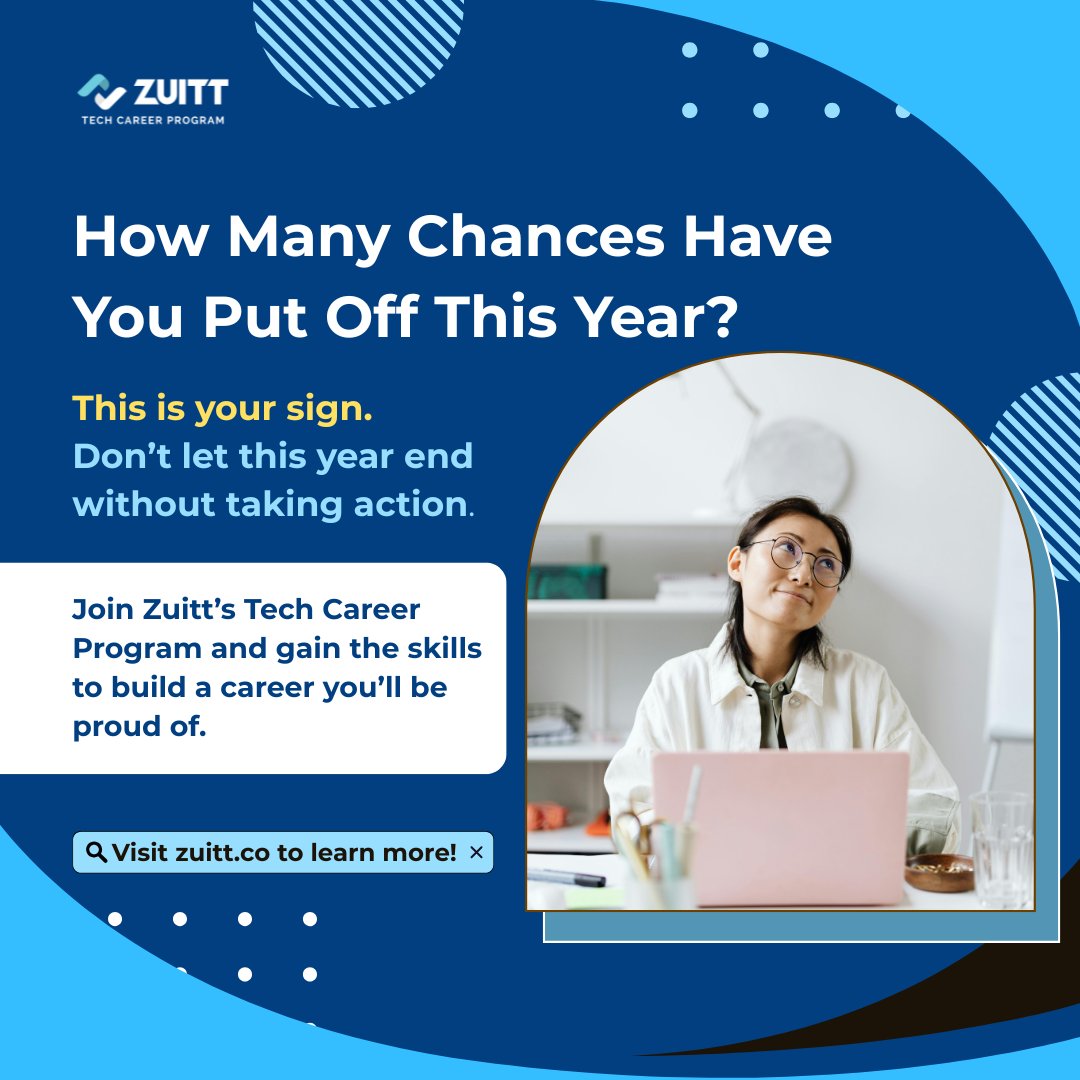 zuittco's tweet image. Kung gusto mong mag-start ng iyong tech career, huwag mo nang hintayin ang “next time.”
⏰ 3 days left before enrollment closes! Your future in tech starts here: codenow.zuitt.co/StartYourJourn…
#Zuitt #TechCareer #LearnCoding #FutureReady #onlinelearning