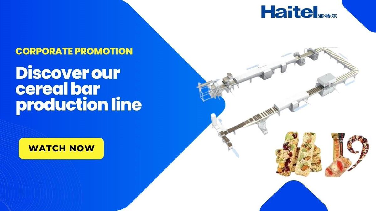 hebehaitel's tweet photo. 🍫 Cereal Bar Production Line — the perfect solution for healthy snack manufacturing! 🌾

👉 Contact us today to customize your cereal bar production solution!

https://t.co/7dWL0gcRSr
whatsapp: +8618217495276

 #haitel #CerealBarMachine #SnackProcessing #FoodProductionLine https://t.co/6E4u7kz3m6